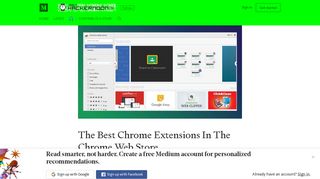 The Best Chrome Extensions In The Chrome Web Store – Hacker Noon