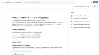 About Chrome device management - Google Chrome Enterprise Help