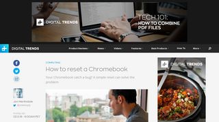 How to Reset a Chromebook | Digital Trends