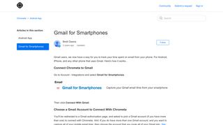 Gmail for Smartphones – Chrometa