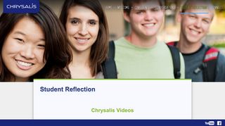 Chrysalis - Students Experience
