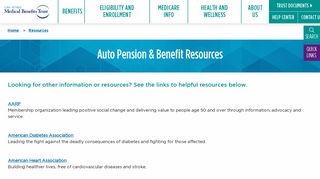 Resources - UAW Retiree Medical Benefits Trust