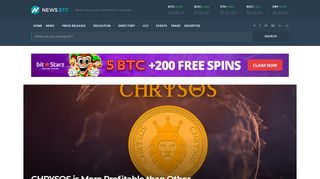 CHRYSOS is More Profitable than Other Cryptocurrency Platforms