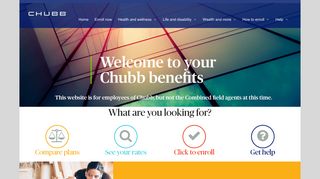 Chubb benefits website