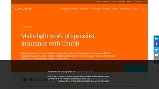 Chubb Online specialist insurance in the UK - Chubb