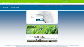 Welcome to Chubb Online - Go online now