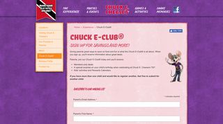 Chuck E-Club® - Chuck E. Cheese's: Where Awesome Parents Go ...