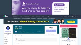 Chuckra by goldenduck - Teaching Resources - Tes