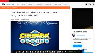 Chumba Casino™: The Ultimate Site to Win BIG (US And Canada ...