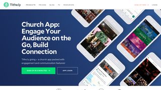 Church App - Beautiful Custom Mobile Apps for Churches | Tithe.ly