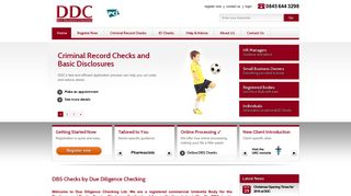 DBS Checks | Disclosure & Barring Service Checks - DDC Ltd