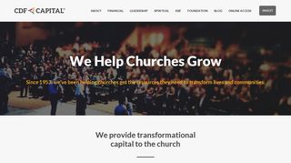 CDF Capital - Helping Churches Grow » CDF Capital