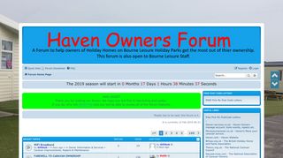 Haven Owners Forum - Forum Home Page