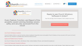 Church Windows Web | ChMS
