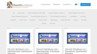 Church Windows Version 21, Membership | ChMS