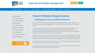 Church websites - Church Website Design - Church123