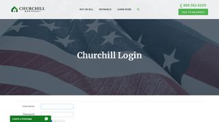 Churchill Mortgage > CMC Login