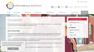 Churchill Academy & Sixth Form - IT Support