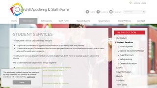 Churchill Academy & Sixth Form - Student Services