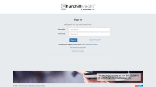 Client Portal - Churchill Knight & Associates Ltd