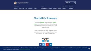 Churchill car insurance | comparethemarket.com