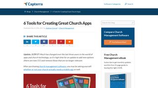 6 Tools for Creating Great Church Apps - Capterra Blog