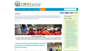 CHW Hub | CHW Central
