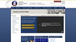 Careers — Central Intelligence Agency