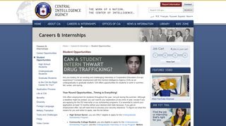 Student Opportunities — Central Intelligence Agency - CIA