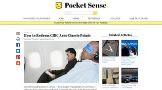 How to Redeem CIBC Aero Classic Points | Pocket Sense