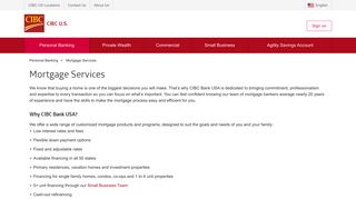 Mortgage Services | CIBC US - CIBC Bank USA