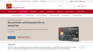 Platinum Visa | Credit Cards | CIBC - CIBC.com