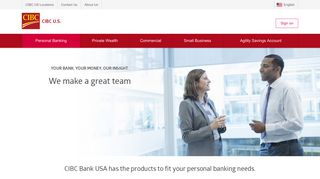 Personal Banking Services | CIBC US - CIBC Bank USA