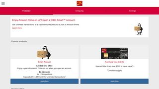 Bank Accounts - CIBC.com