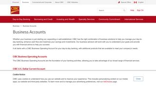 Business Accounts | Business Banking | CIBC
