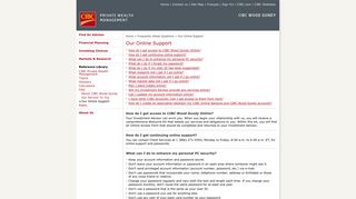 CIBC Wood Gundy - Our Online Support - CIBC Investor's Edge