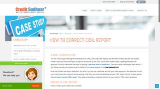 How to Correct CIBIL Report? Steps to Rectify CIBIL Report