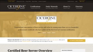 Certified Beer Server - First Level Cicerone Certification | Cicerone ...