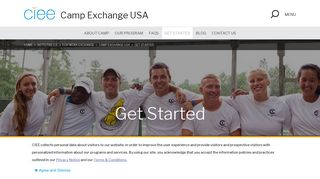 Get Started | Camp Exchange USA | CIEE