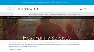 Host Family Services | Host Families | CIEE