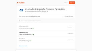 Centro De Integração Empresa Escola Ciee - email addresses & email ...