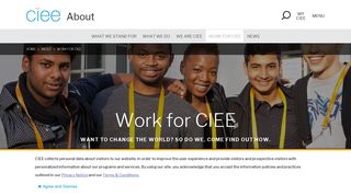 Work for CIEE | About | CIEE