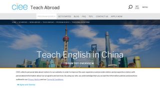 Teach English in China | Teach Abroad | CIEE