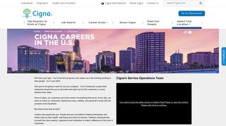 Cigna Careers in the U.S.