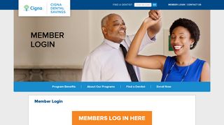 Member Login - Cigna Dental Savings Program | Cigna