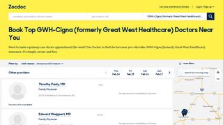 GWH-Cigna (formerly Great West Healthcare) Doctors with Verified ...