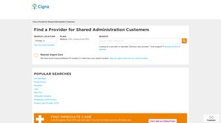 Find a Provider for Shared Administration Customers - Cigna Health ...