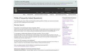 CII Member Search Frequently Asked Questions