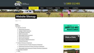 Website Sitemap - CIL Insurance