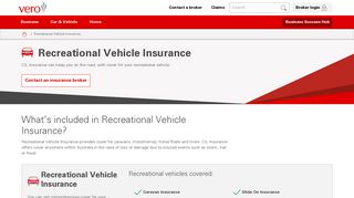 Recreational Vehicle Insurance | Vero Insurance